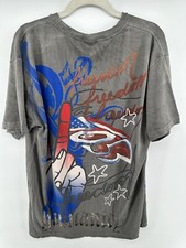 Vintage Humanity Embellished Freedom Rosa Parks Gray T-Shirt Mens XL #H