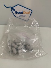 Bag of 10 SMC KQ2 8mm Fitting Union KQ2H08-00A