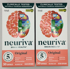 Neuriva Brain Health Original, Memory Focus Concentration 60ct (2x30ct)10/2026