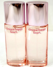 Lot Of 2 x CLINIQUE Happy Heart Perfume Spray MINI SIZE .24oz / 7mL each ,NEW 