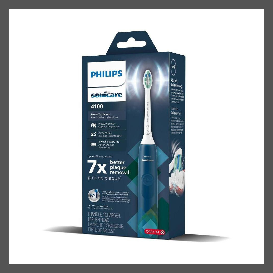Аккумуляторная электрическая зубная щетка Philips Sonicare 4100 Plaque Control