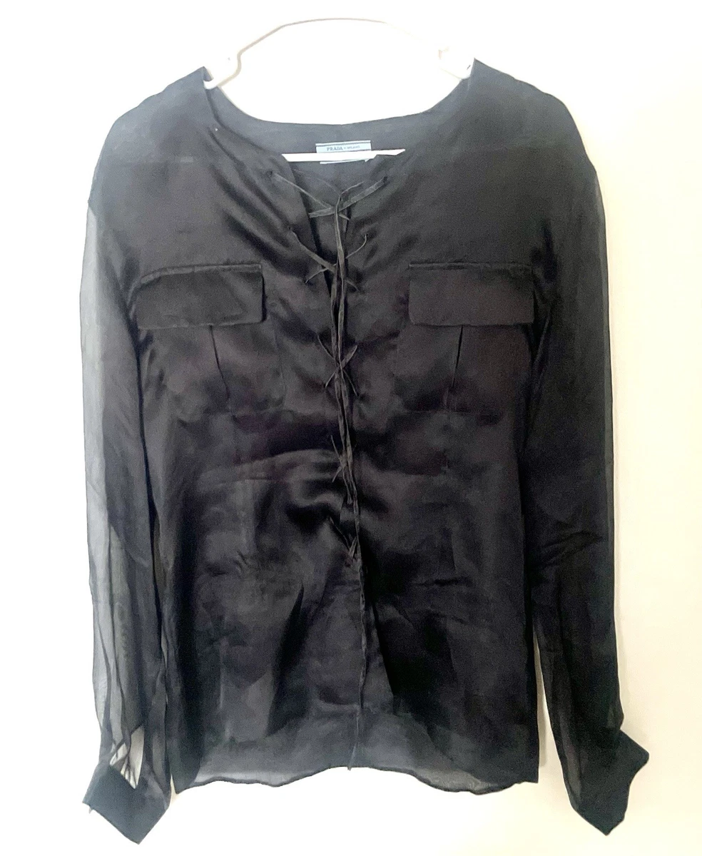PRADA Silk Tops for Women for sale - eBay
