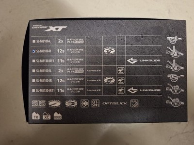 SHIMANO Deore XT SL-M8100 Rapidfire Plus Schalthebel 12-fach