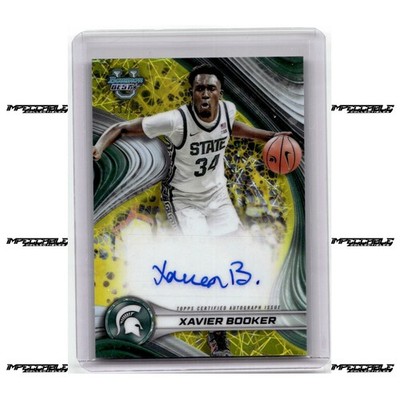 2024-25 Bowman U Best - Yellow Lazer #B24-XB Xavier Booker Rookie Auto /75