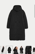 M&S Thermowarmth™ Waterproof Hooded Longline Puffer Coat