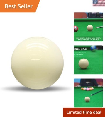 Professional 2 1/4'' AAAA-Grade Billiards Cue Ball - Durable Resin Quality