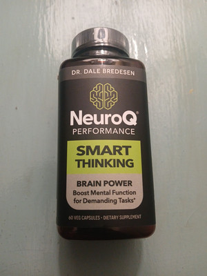NeuroQ Perfomance Smart Thinking Brain Power 60 Veg Caps Life Seasons 6/25 (J8)
