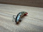 Helin's Flatfish F5 Fishing Lure Clear Glitter Black/Red Stripe Yellow Eyes — photo 8