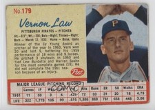 1962 Post Vern Law #179 z6d
