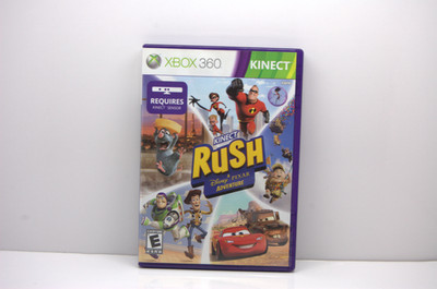 Kinect Rush Disney Pixar Adventure Xbox 360 + Bonus Demo Disc - Tested