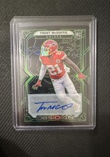 2022 Panini Obsidian-Rookies Trent McDuffie #149 Electric Etch Green Auto/50 RC