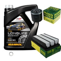 Mann Inspektionspaket 5L Mannol Longlife 5W-30 FüR Hyundai Santa Fé II 2.7