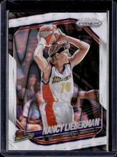 2025 Panini Prizm WNBA #34 Nancy Lieberman White Seismic Prizms