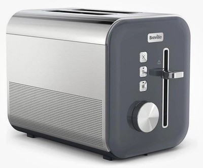 Breville VTT968 Hochglanz 2 Scheiben Toaster grau / Ausstellungsstück