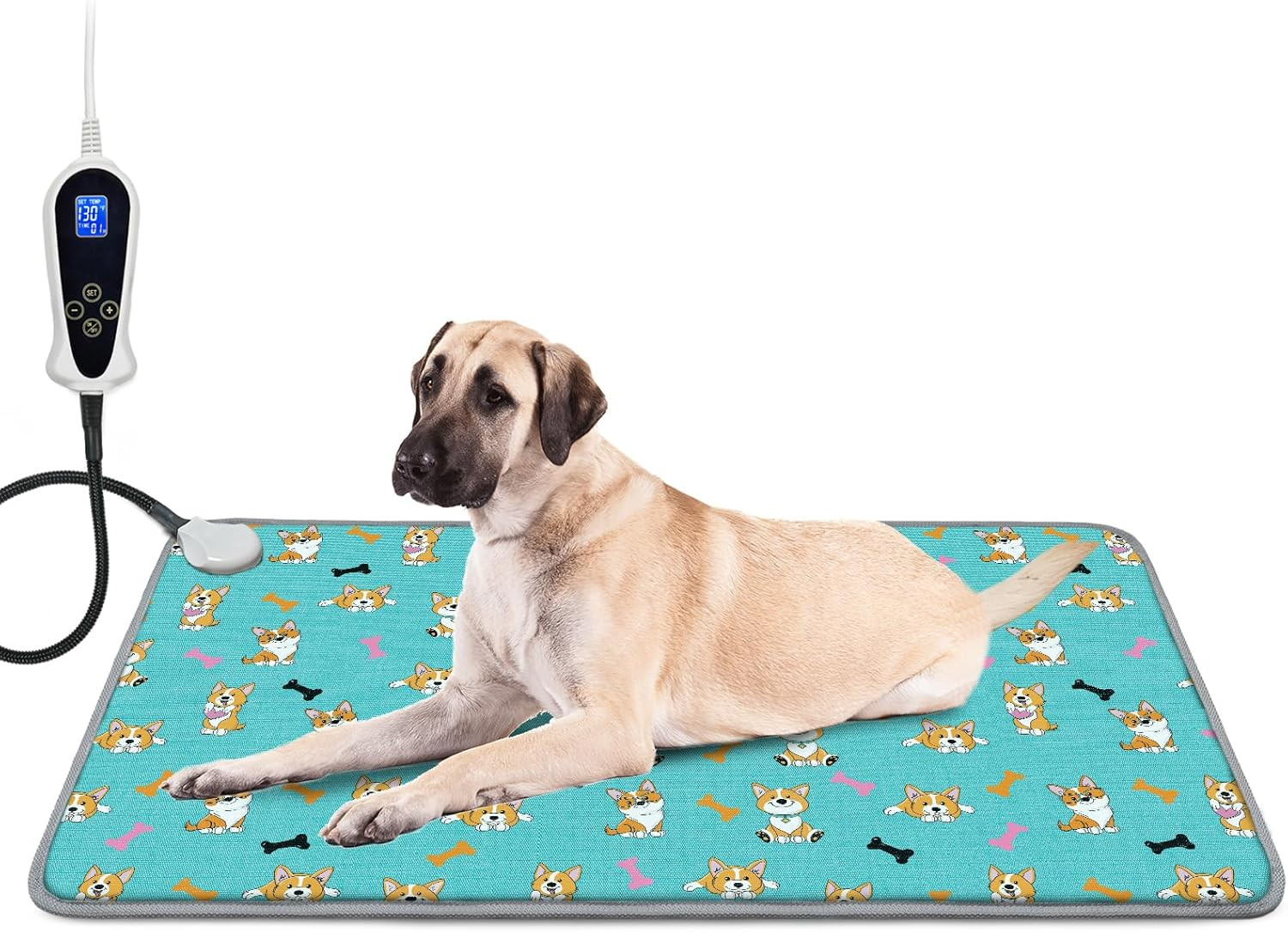 28x18 In With Thermostat, Heated Cat Bed Mat, Adjustable Tem