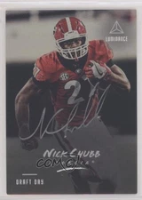 2018 Panini Luminance Draft Day Signatures Silver Nick Chubb Rookie Auto RC 07lk