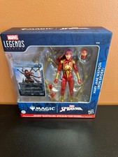 Magic The Gathering Spider-Man Marvel Legends Series Mary Jane Watson  Iron Spid