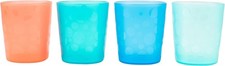 Toddler Tumblers, Stackable Open Training Cups, BPA-Free, 18m , 4-Pack