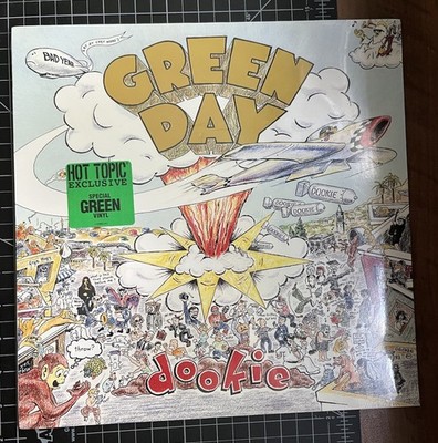 Green Day Dookie Hot Topic Exclusive Special Edition Green Vinyl 12'' RARE /1000