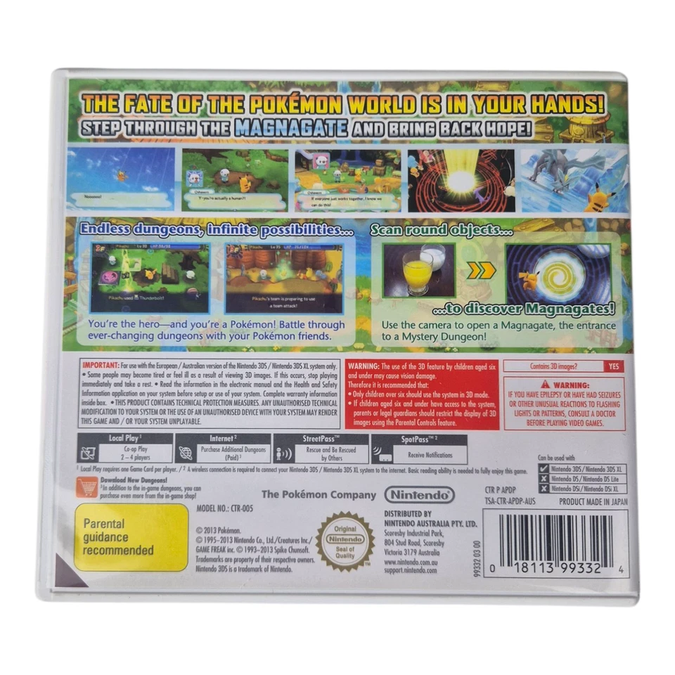Pokémon Mystery Dungeon Gates to Infinity Nintendo 3DS Game AUS PAL Pokemon - Image 4 of 4