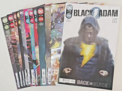 DC Comics BLACK ADAM COMPLETE SET # 1-12 Christopher Priest VF/NM 2022