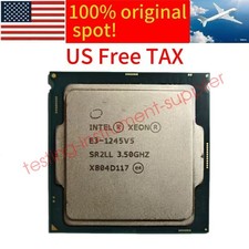 Intel Xeon e3-1245v5 CPU processor sr2ll 3.5ghz 1mb/8mb l2/l3 cache lga1151