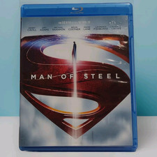 Man of Steel Blu-ray DVD 2013 DC Movie Henry Cavill Zack Snyder Superman Action