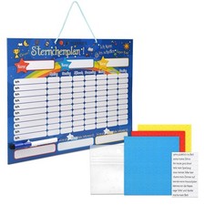 Abwischbare Belohnungstafel magnetisch 40x32cm Kinder Aufgaben Tafel Magnettafel