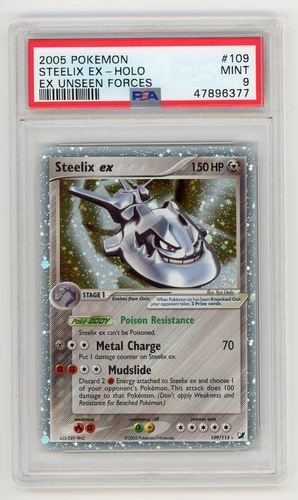 Pokemon Steelix ex EX Unseen Forces Holo Ultra Rare #109 PSA 9 Mint
