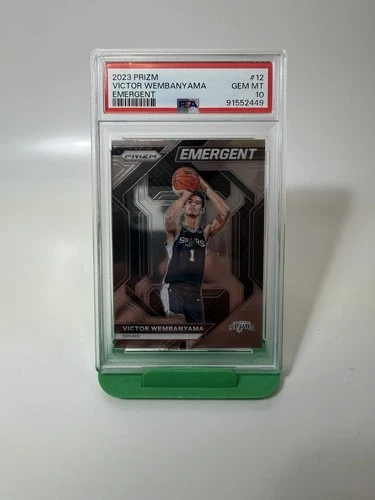 Panini 2023-24 Prizm Emergent Victor Wembanyama RC #12 Spurs PSA 10