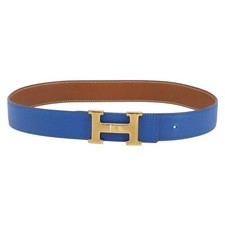 HERMES Ceinture Constance Réversible Cuir Médium