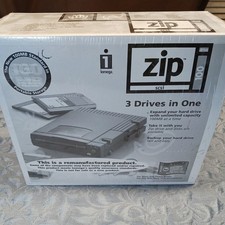iomega ZIP 100 SCSI/Parallel 3 Drives In One Sealed Factory Unit