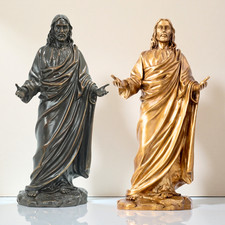 Scultura Gesù Cristo Benedizione Bronzo 12In Famosa Statua San Gesù Decorazione Casa