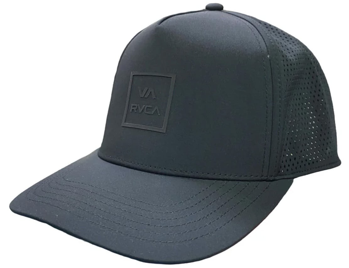 RVCA VA Weld Mens Snapback Hat Performance Mesh Black - New 6590₽