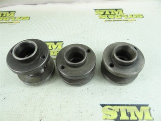 3 LH GRINDING WHEEL HUBS FOR 1 1/4" ID WHEELS 3" TPF MOUNT TAPER