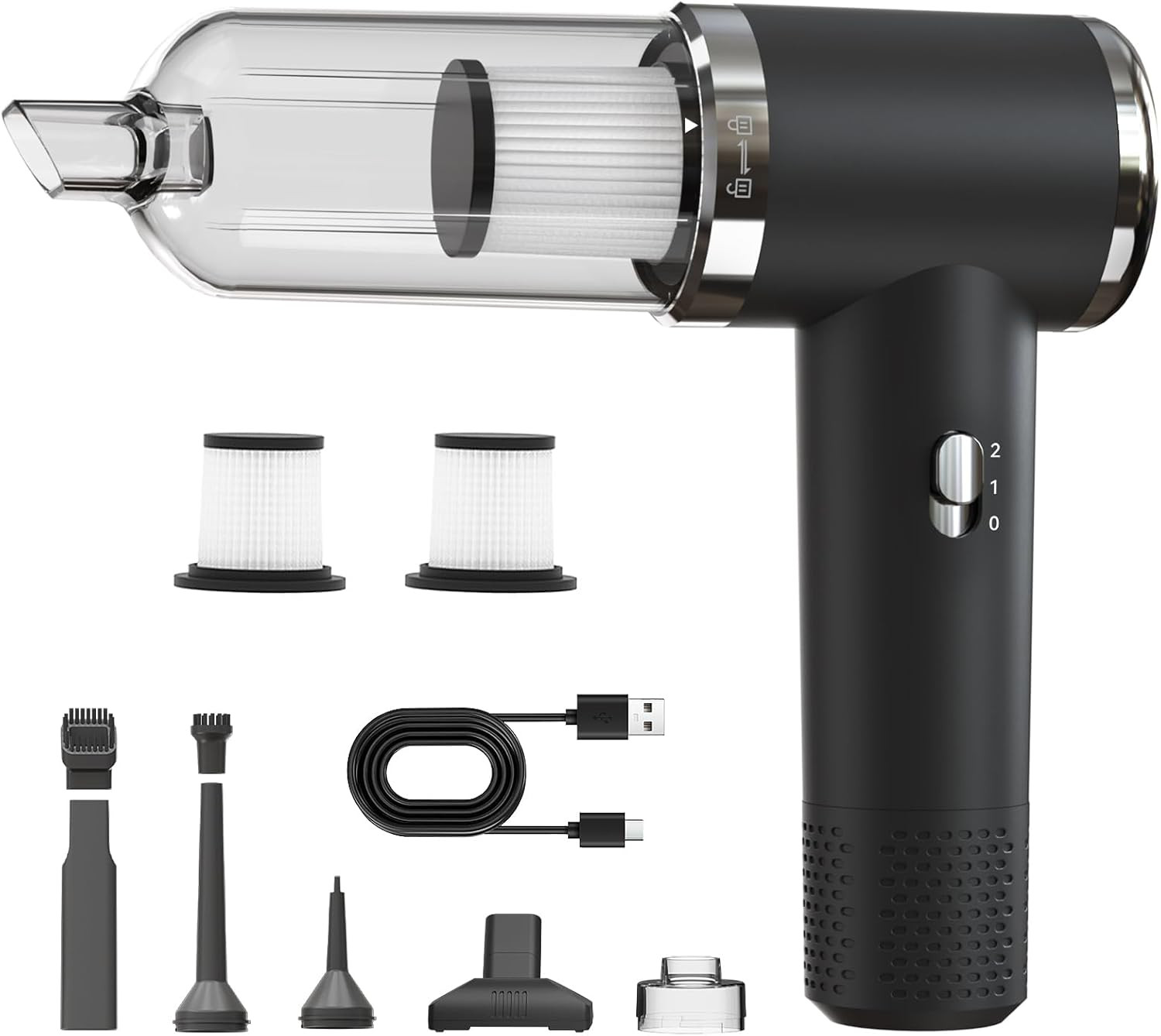 Aspirapolvere Auto 12000Pa Senza Fili: Potente Aspirabriciole 5200mAh