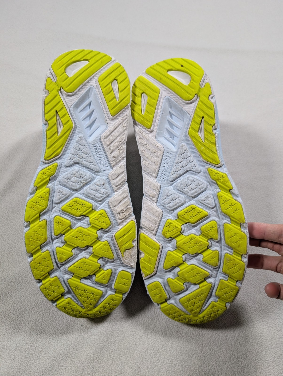 Hoka One One Arahi 7 Running Shoes Blanc De Blanc Blue White Mens Size 12.5 D thumbnail 8