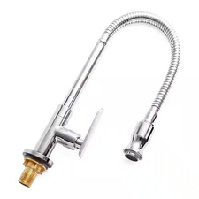 Outdoor Kitchen Sink Faucet in Chrome Finish 1 Pack 2.95 In. H X 6.85 In. W X 13