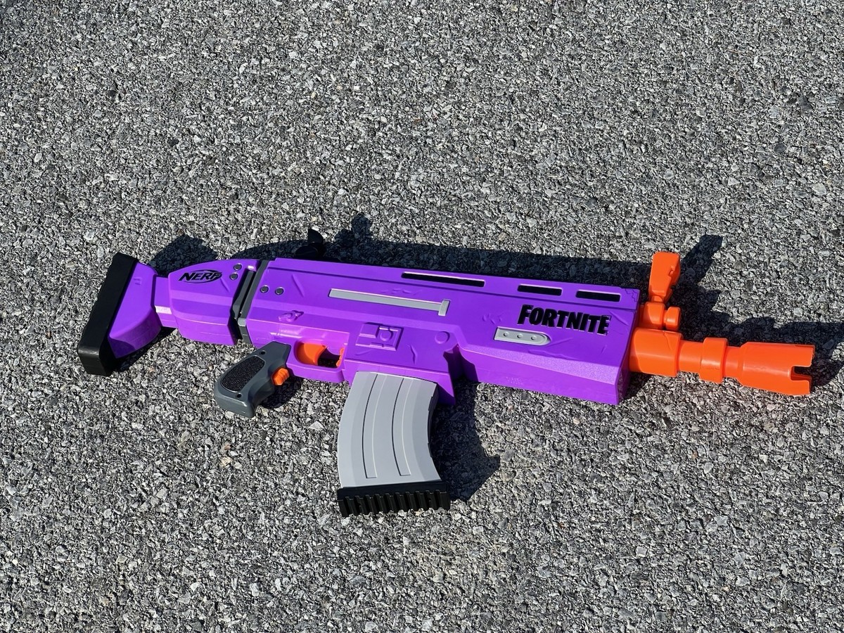NERF Purple Scar - Motorized Dart Blaster 630509874033| eBay
