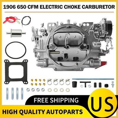 Replacement for Edelbrock 1906 AVS2 650 CFM 4 Barrel Carburetor, Electric Choke