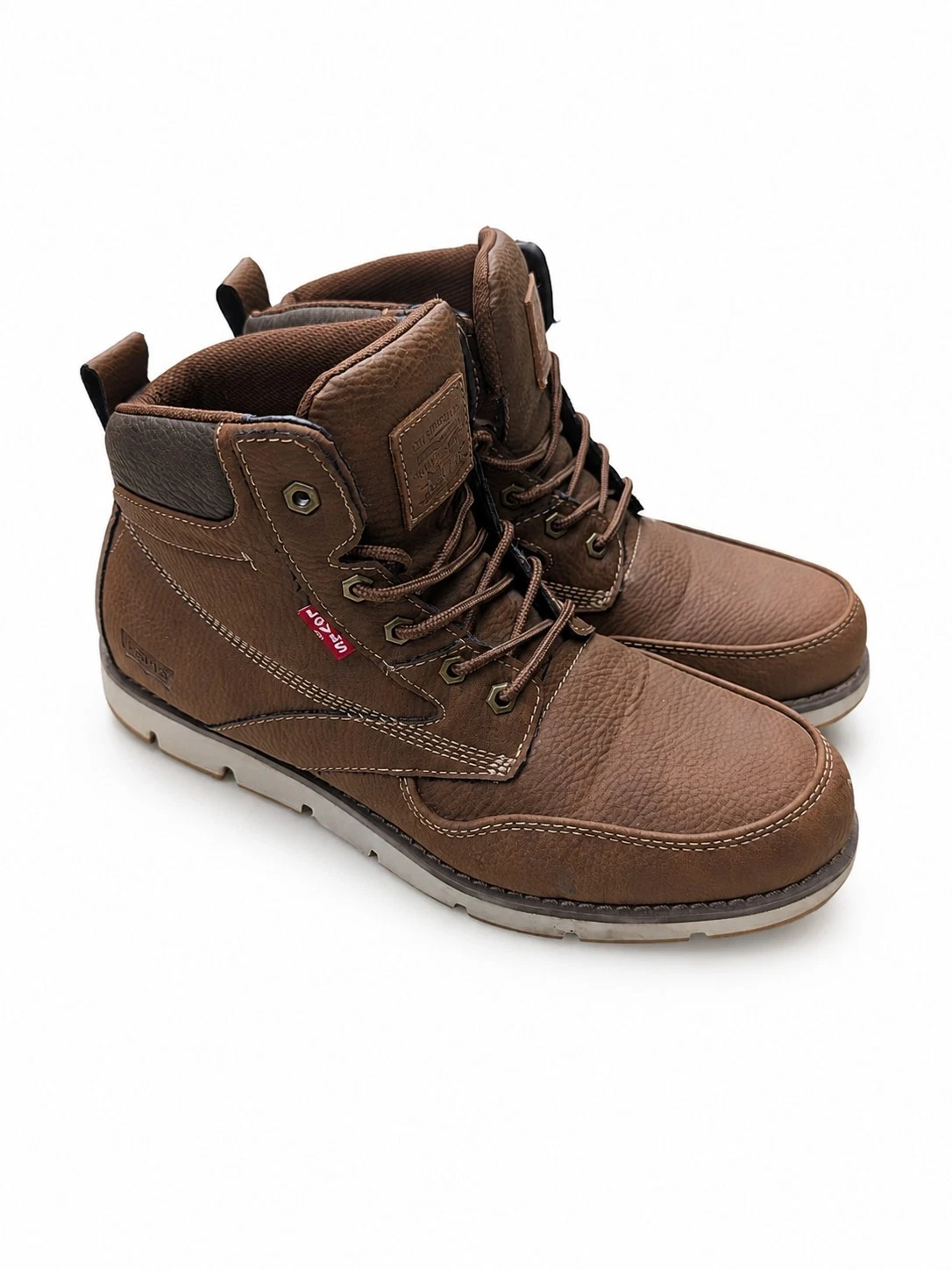 Men's Levi's Trail Wax NP Chukka Boots Cedar/Brown Size 12 Hiking Boots