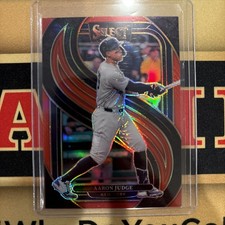 2025 Panini Select - Premier Level Aaron Judge #170 Red Prizm /149