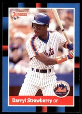 Darryl Strawberry 1988 Donruss #439 Mets MLB READ FREE SHIPPING AutographDen