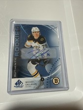2025-26 UD SP GAME USED~~~BLUE AUTOGRAPH~~~MICHAEL CALLAHAN