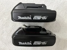 2 New Makita LXT 18 Volt 18V BL1820B 2.0Ah Lithium Ion Batteries Li-ion