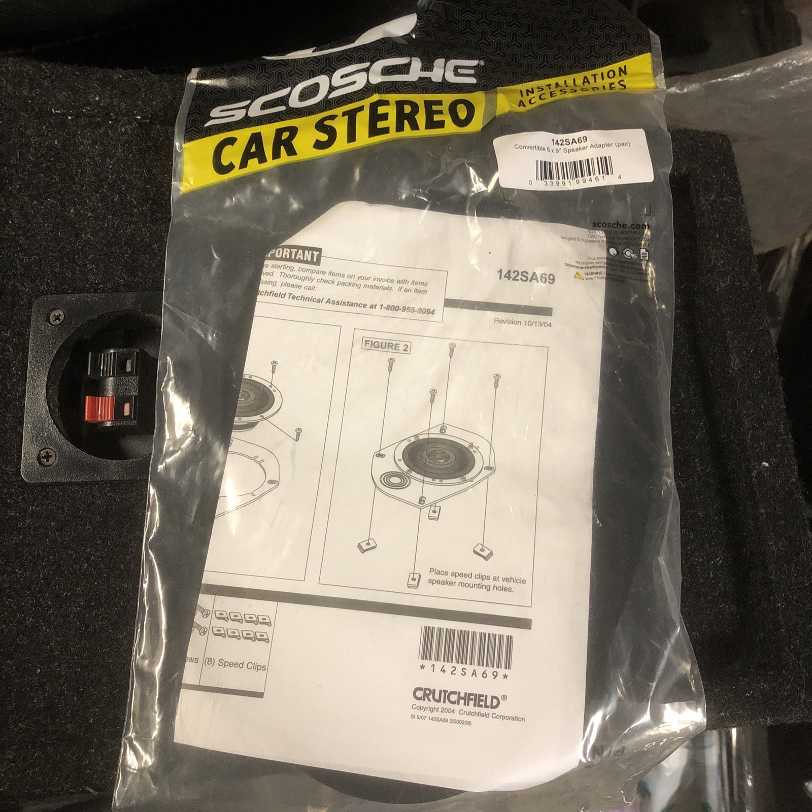 Install Accessory Convertible 6 X 9&rdquo; Speaker Adapter 142sa69