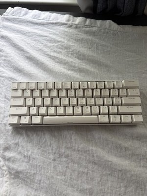 RK Royal Kludge RK61 White 60% Wireless Mechanical Keyboard RGB Bluetooth Tested