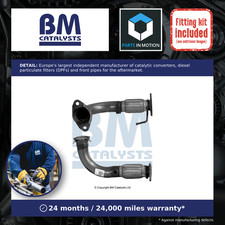 Exhaust Front / Down Pipe + Fitting Kit fits HONDA ACCORD CL9, CM2 2.4 Front BM