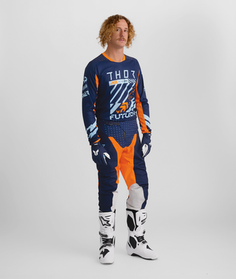 MX-26 Thor Launchmode Futura Motocross Gear Set - Jersey & Pant