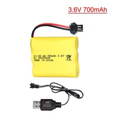 1Pc 3.6V 700mAh Rechargeable Ni-CD AA Battery for RC Toys Car Trucks Trains